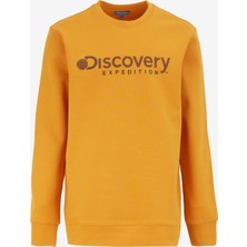 Hardal Erkek Bisiklet Yaka Relaxed Fit Baskılı Sweatshirt D4WM-SWT3225