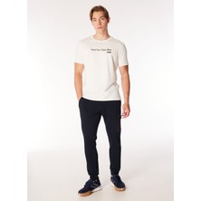 Jeep Lastikli Bel Standart Lacivert Erkek Eşofman Altı C4WM-EA4269