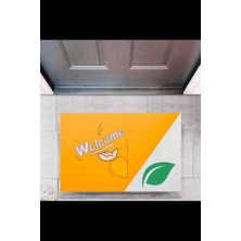 Miraxx Kapı Önü Paspası Dekoratif Dijital Baskı Welcome P 2345
