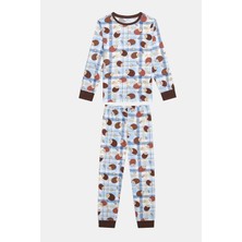 Penti Pamuklu Erkek Çocuk Hedgedog 2li Çok Renkli Pijama Takımı