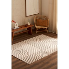 Kaşmir Halı 7/24 Iskandinav Thor Bej 80X300 cm