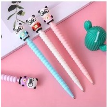 Kawaii Sevimli Gözlüklü Panda 0.7 Uçlu Kalem 1 Adet