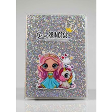 Melnio Prıncess Gri Simli Defter