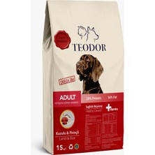 Teodor Adult Yüksek Enerjili Kuzu Etli ve Pirinçli %28 Proteinli Yetişkin Köpek Maması 15kg