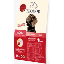 Teodor Adult Yüksek Enerjili Kuzu Etli ve Pirinçli %28 Proteinli Yetişkin Köpek Maması 15kg