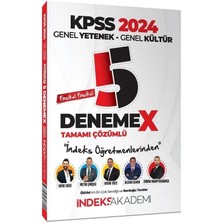 İndeks Akademi Yayıncılık 2024 KPSS Genel Yetenek Genel Kültür 5 Denemex Fasikül Çözümlü