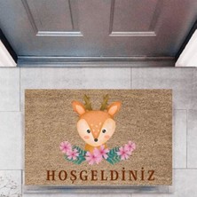 Miraxx Kapı Önü Paspası Dekoratif Dijital Baskı HAYVANLARP 2760