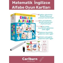 Carlburn Özel Üretim Zeka Geliştirici Eğitici El Göz Koordinasyonu Matematik  Ingilizce Alfabe Oyun Kartları