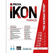 Pruva Akademi 8. Sınıf Türkçe İkon Konu Anlatımlı