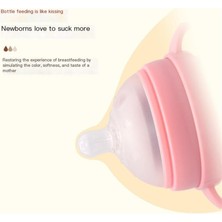 Yopue Bebek Sıvı Yumuşak Silikon Şişe Düşmeyi Önleyici ve Yüksek Sıcaklığa Dayanıklı Silikon Şişe (Yurt Dışından)