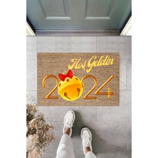 Miraxx Kapı Önü Paspası Yeni Yıl Konsepti Dijital Baskı PY 175111180