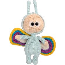 Amigurumi Kelebek Lulu Set - Kelebek/diş Kaşıyıcı/patik/şapka - Anatoya