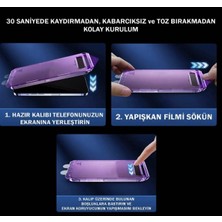 Empo Cases Apple iPhone 16 Plus Uyumlu Ekran Koruyucu Takma Aparatlı Kolay Kurulum