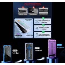 Empo Cases Apple iPhone 16 Pro Max Uyumlu Ekran Koruyucu Takma Aparatlı Kolay Kurulum