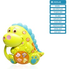 NillyToys Işıklı ve Müzikli Dinozor Bebek Piyanosu