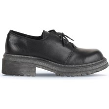 Bueno Shoes Siyah Deri Kadın Klasik Ayakkabı 01WD2103 01WD2103