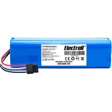 Electroll Dreame Z10 Plus Uyumlu Batarya (Orjinal Kapasite) 5200MAH Pil Robot Süpürge Batarya Değişimi