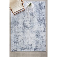 Kaşmir Halı Sare By Kaşmir Halı Abstract Gray Yıkanabilir Kaymaz Taban 100X300 cm Salon Mutfak Halısı Yolluk Kilim