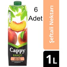 Cappy Şeftali Nektarı 1 lt x 6 Adet Lezzetli Içecek Meyve