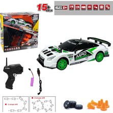 NillyToys Uzaktan Kumandalı Full Fonksiyon 2.4g Şarjlı 1:24 Drift Araba - Yeşil