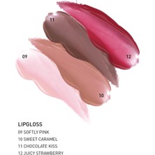 Nemlendirici Etki Yapışkanlık Hissi Bırakmayan Dudak Parlatıcı - Lipgloss 10 Sweet Caramel