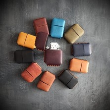 Nikura Craft Nikuracraft Deri Çakmak Kılıfı El Yapımı Deri Kılıfı Deri Çakmak Kılıfı