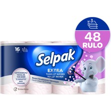 Selpak Extra Tuvalet Kağıdı Banyo Ferahlatma 48'li