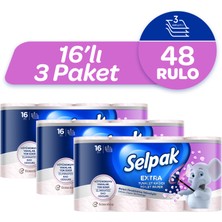 Selpak Extra Tuvalet Kağıdı Banyo Ferahlatma 48'li