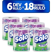 Solo Dev Rulo Kağıt Havlu 6'lı Set