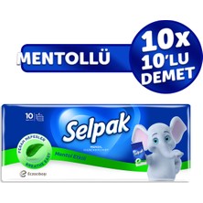 Selpak Mentollü Mendil 100'LÜ (10*10)