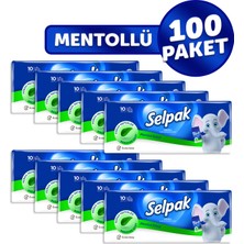 Selpak Mentollü Mendil 100'LÜ (10*10)