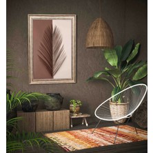 Bestablo Eskitme Çerçeveli Dekoratif Çiçek Ahşap Tablo, Ev Dekoru