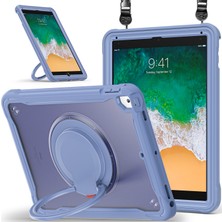 Forestl Digital iPad Air (2013) AIR 2 Pc Tpu Saplı Kavrama Omuz Askılı Lavanta Standı Tablet Kılıfı (Yurt Dışından)