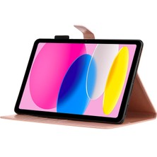 Forestl Digital iPad 10.9 (2022) IPAD 10. Nesil Baskılı Desenli Pu Deri Katlanabilir Standlı Cüzdan Kalemlik Tam Koruma Tablet Kılıfı (Yurt Dışından)