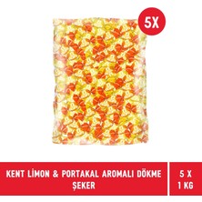Kent Olips Limon & Portakal Aromalı Dökme Bayram Şekeri 1 kg - 5 Adet