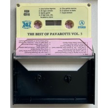 The Best Of Pavarotti Kaset (Dönem 747 Suudi Arabistan Baskı Kaset)