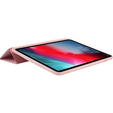 Forestl Digital iPad Pro 12.9 Skin Touch Pu Deri Tam Koruma Üç Katlı Stand Otomatik Uyandırma uyku Kalem Yuvası Tablet Kılıfı (Yurt Dışından)