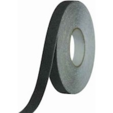 Siyah Merdiven ve Zemin Kaydırmaz Kaymaz Bant (25 mm x 25 Mt)