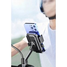 Woodhub ® Motor,motosiklet,bisiklet ,scooter Için 360 Derece Dönebilen Dikiz Aynası Versiyonu Telefon