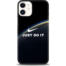 iPhone 12 Kılıf Hd Baskılı - Nike Dünya + 9h Nano Ekran Koruyucu