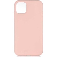 noktaks - Apple iPhone 11 - Kılıf İçi Kadife Koruucu Lansman Lsr Kapak - Pembe Açık