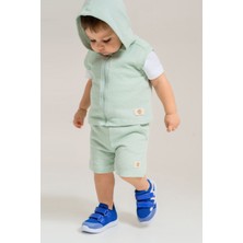 Mnpc Unisex Çocuk Saks Mavi Günlük İlk Adım Spor Ayakkabı