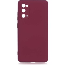 noktaks - Samsung Galaxy S20 FE - Kılıf İçi Kadife Koruyucu Mara Lansman Kapak - Koyu Mor - T17915