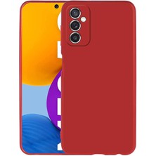 noktaks - Samsung Galaxy M52 - Kılıf Mat Soft Premier Silikon Kapak - Kırmızı - T21889