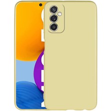 noktaks - Samsung Galaxy M52 - Kılıf Mat Soft Premier Silikon Kapak - Gold - T21889