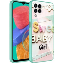 kilifone - Samsung Galaxy M33 - Kılıf Kamera Korumalı Desenli Sert Silikon Epoksi Kapak - NO5 - T23685