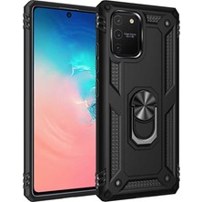 Kilifone - Galaxy A91 (S10 Lite) - Kılıf Yüzüklü Çift Katman Zırh Tank Vega Kapak