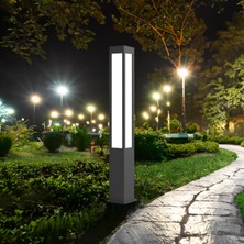 Quark Lighting Özel Reflektörlü Bollard Aydınlatma Antrasit BL106