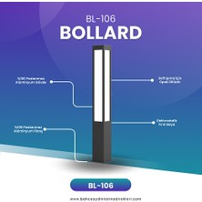 Quark Lighting Özel Reflektörlü Bollard Aydınlatma Antrasit BL106