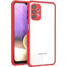 Kilifone - Galaxy A32 4g - Kılıf ​​kenarları Tırtıklı Renkli Düğmeli Kaff Kapak